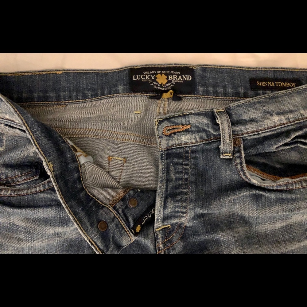 Lucky brand size 8/29 ankle, sienna tomboy cut